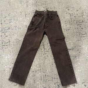 Re/Done Brown Women Jeans